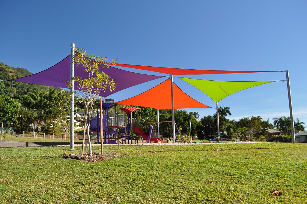 Shade Sails on Park - Sail Structures